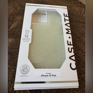 Case Matę iPhone 15 Plus glitter